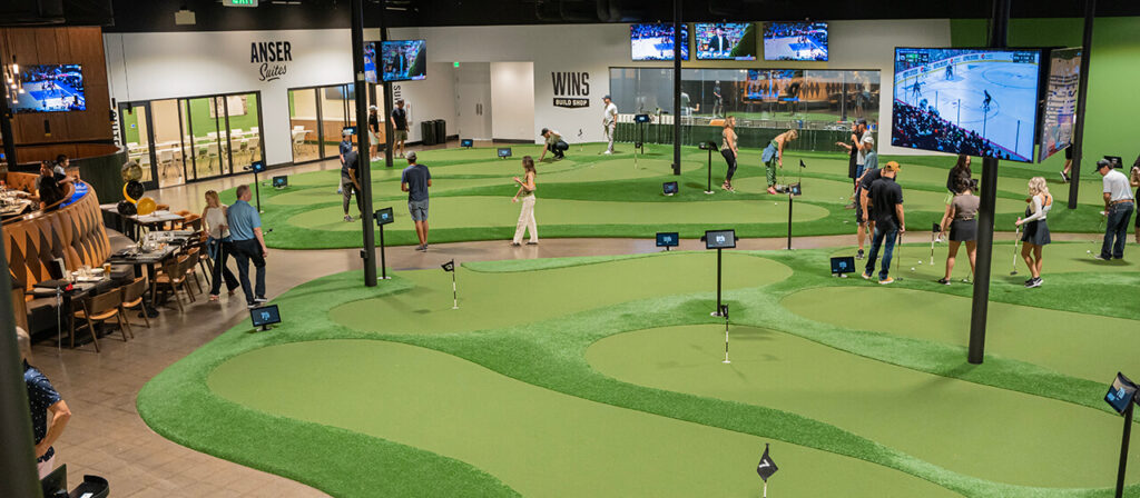 putting world, indoor putting, 18-hole indoor putting course, putting near me, putting venue, places to putt