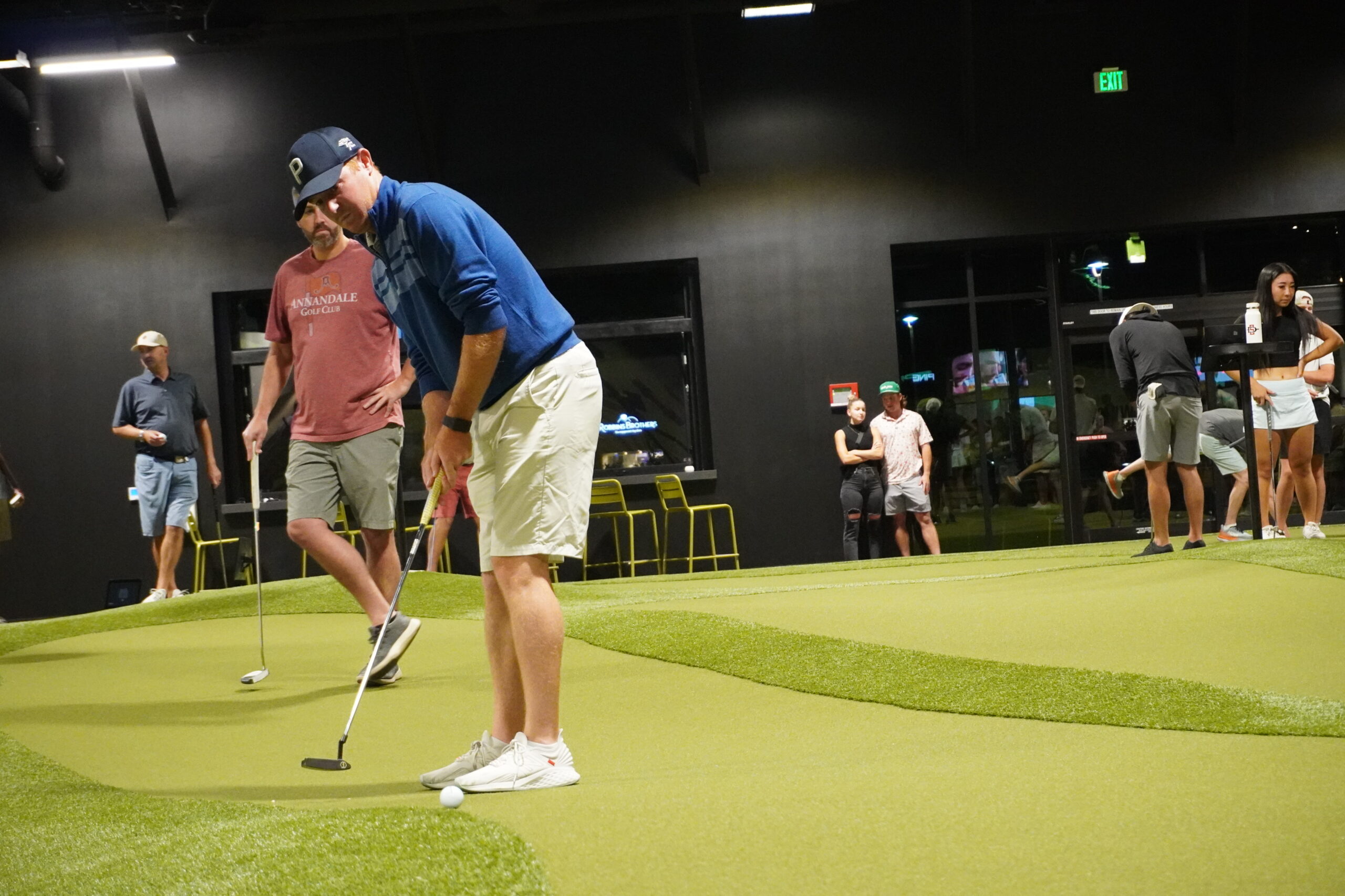 putting world, indoor putting facility, 18-hole course, 18-hole indoor putting course, indoor putting, competitive putting, putting near me