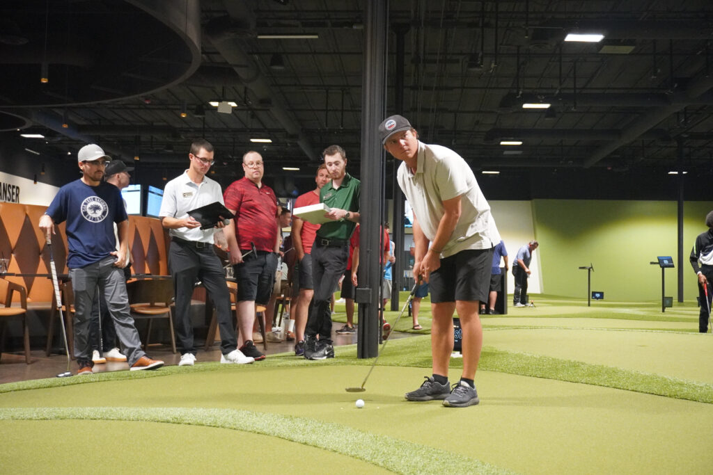 putting world, indoor putting facility, 18-hole course, 18-hole indoor putting course, indoor putting, competitive putting, putting near me