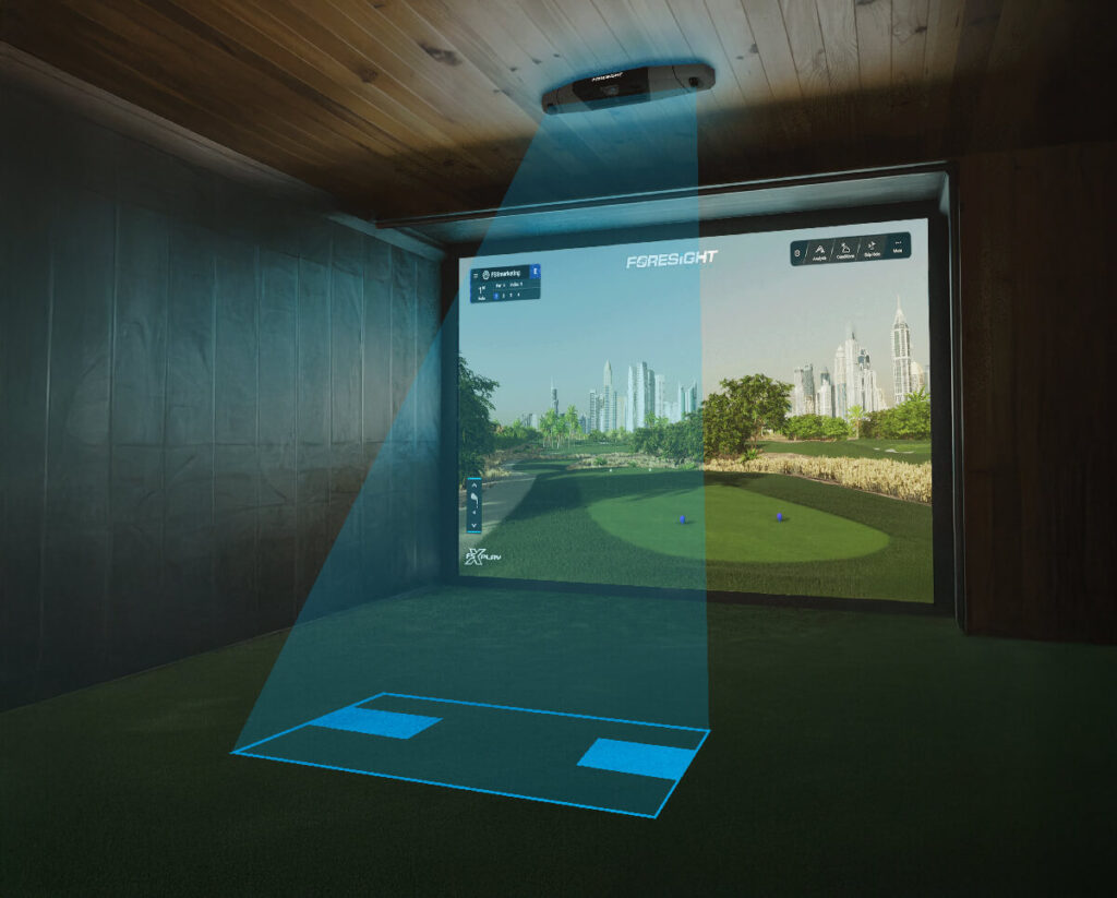 Image of the Foresight Falcon Launch Monitor golf simulator